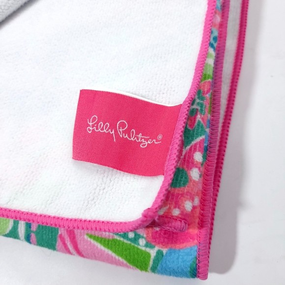 Lilly Pulitzer Bath New Lilly Pulitzer Beach Towel In Pink And Blue